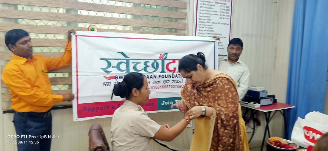 Raksha Bandhan Celebration with Delhi Police
